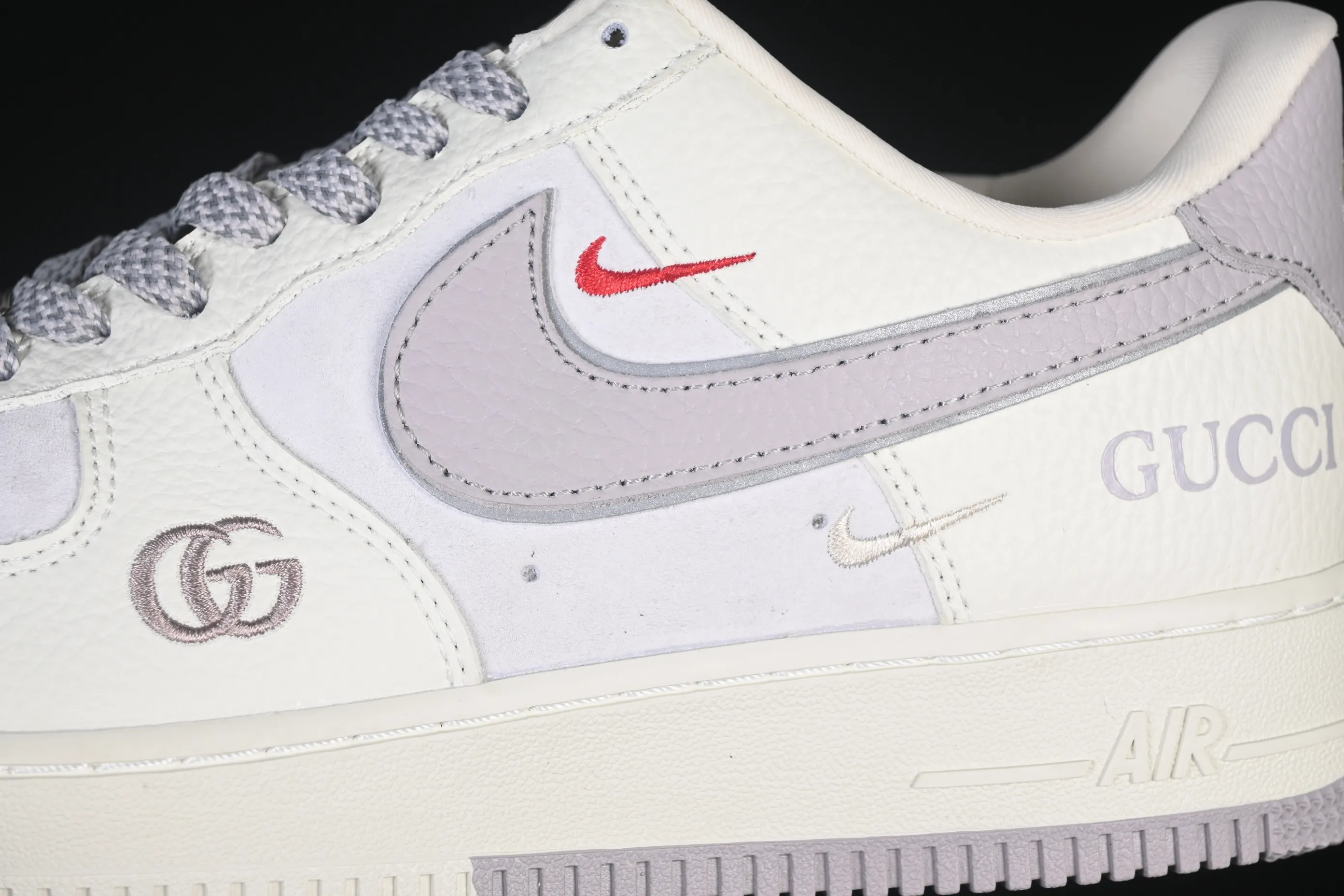 All categories Nk Air Force 1 Air Force series Nk Air Force 1 Low Air Force low-top Nike Air Force 1'07 Low Gucci co-branded white light brown Air Force 1 low-top casual sneakers YF9511-807